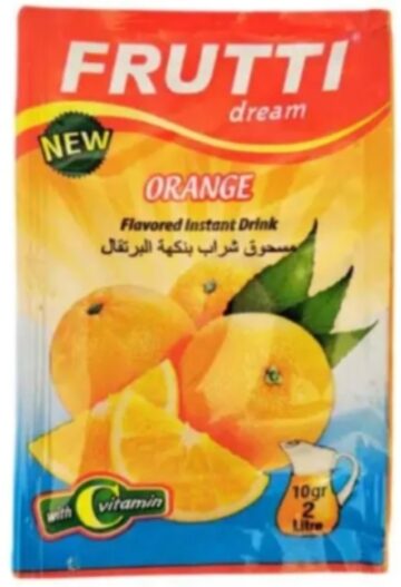 Refresco en polvo sabor naranja