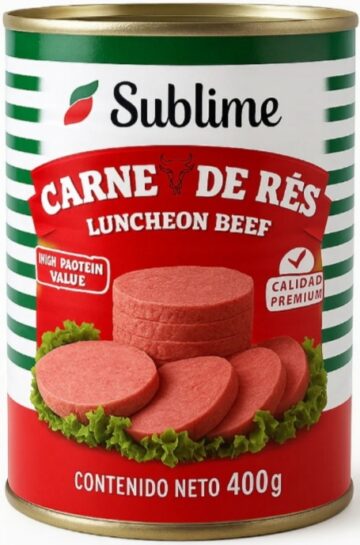 Carne de res enlatada